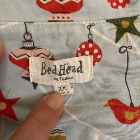 BedHead women’s 2X 1X Pajama Set long sleeve pants Christmas holiday - Picture 4 of 10